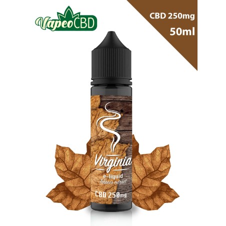 Virginia e-líquido CBD extracto de tabaco online en VapeoCBD.es