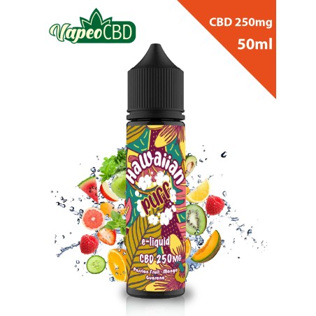 Hawaiian Puff e-líquido CBD mezcla de frutas online en VapeoCBD.es