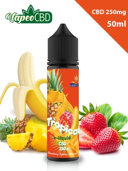 Tropical e-líquido CBD mezcla de frutas online en VapeoCBD.es