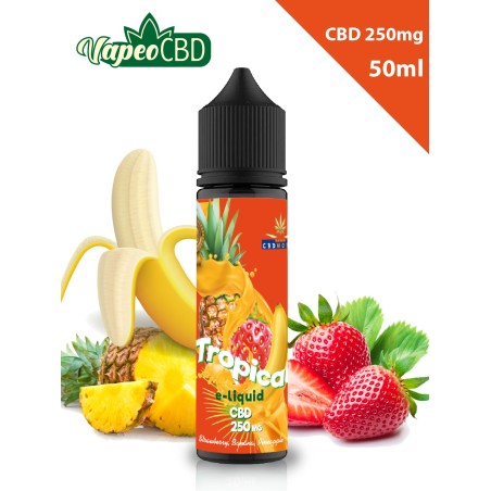Tropical e-líquido CBD mezcla de frutas online en VapeoCBD.es