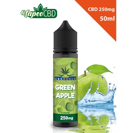 Green Apple e-líquido CBD mezcla de frutas online en VapeoCBD.es