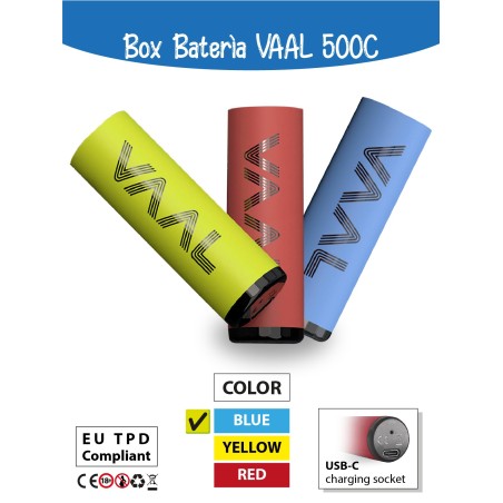 Box Baterìa VAAL 500-C por Pod desechable online VapeoCBD.es