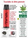 desechable bateria reutilizable + pod precargado 4ml cannabis cbd 1000