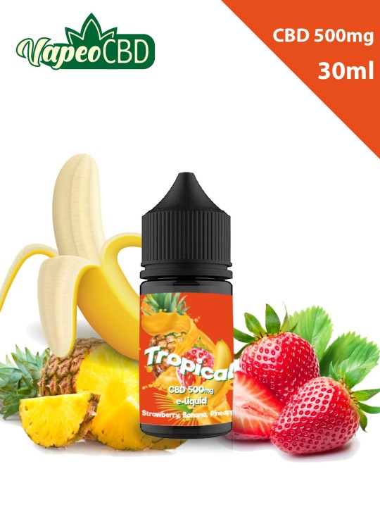 e-líquido 30ml CBD 500 sabor a fruta y mas online en VapeoCBD.es