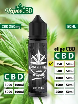 Amnesia Haze e-líquido CBD extracto de marihuana online en VapeoCBD