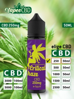 Critical Haze e-líquido CBD extracto de marihuana online en VapeoCBD