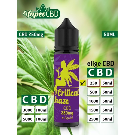 Critical Haze e-líquido CBD extracto de marihuana online en VapeoCBD