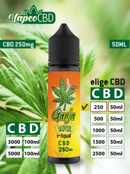 Ganja Vapor e-líquido CBD extracto de marihuana online en VapeoCBD.es