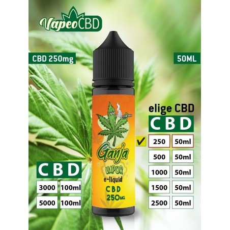 Ganja Vapor e-líquido CBD extracto de marihuana online en VapeoCBD.es