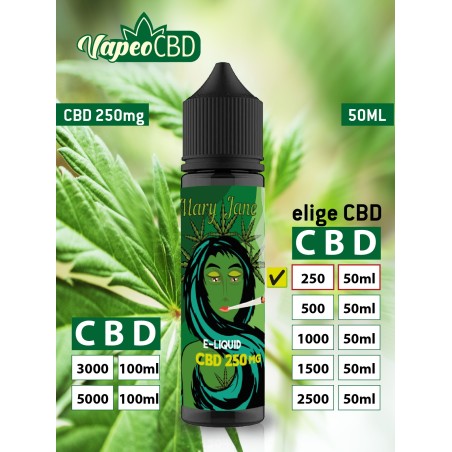 Mary Jane e-líquido CBD extracto de marihuana online en VapeoCBD.es
