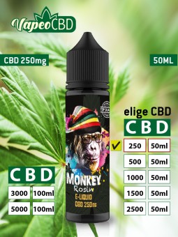 Monkey Rosin e-líquido CBD extracto de marihuana online en VapeoCBD