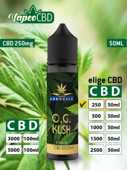 OG Kush e-líquido CBD extracto de marihuana online en VapeoCBD.es