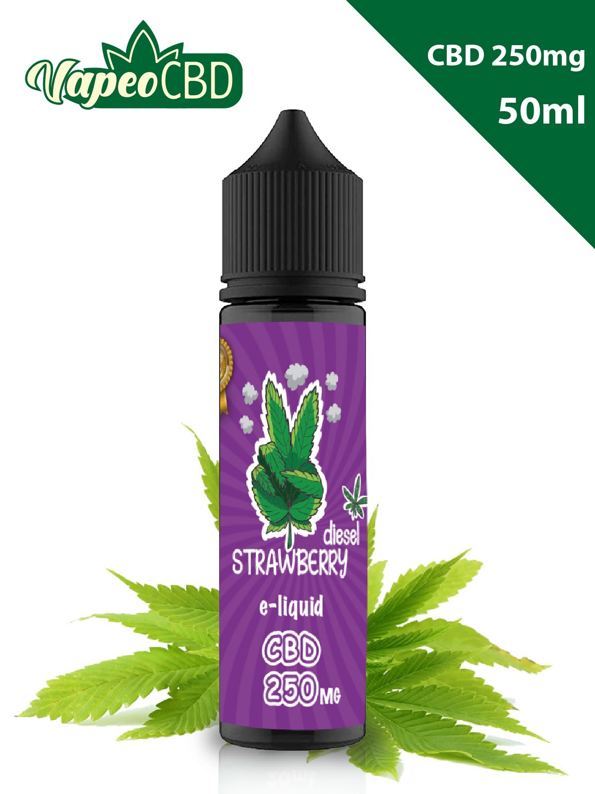Strawberry Diesel e-líquido CBD terpenos de cannabis online VapeoCBD